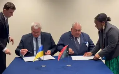 Ukraine and Papua New Guinea sign communiqué establishing diplomatic relations