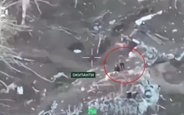 Enemy UAV launch site, communications equipment, and truck with personnel were hit, and seven Russians were eliminated. VIDEO