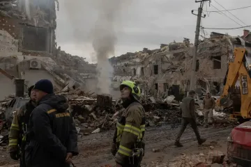 Girl among four killed in ’brutal’ overnight attack in Ukraine after Russia strikes Kyiv with 600 drones and dozens of missiles