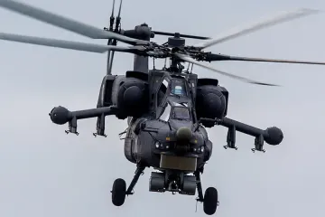 Сили безпілотних систем збили FPV-дроном російський Мі-28 — відео
