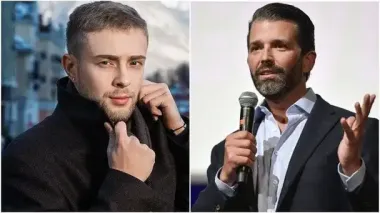 Відомий співак-путініст неочікувано засвітився з сином Трампа й розмріявся про зустріч з ним в РФ
