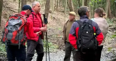На Закарпатье спасатели нашли грибника, заблудившегося в лесу