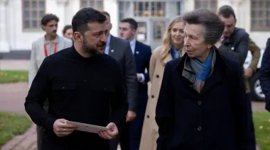 Принцесса Анна совершила необъявленный визит в Украину, чтобы поддержать украинских детей