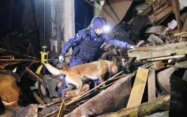 У Харкові горіло "Барабашово" та зруйновано будинок: наслідки нічної атаки РФ (фото)