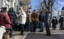 Бензин за талоны. В оккупации люди стоят в очередях и меняются товарами