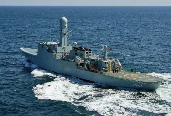 Russia has put its ships on a "collision course" with Danish vessels