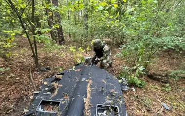 В Киеве обнаружили "Шахед" с боевой частью (фото)