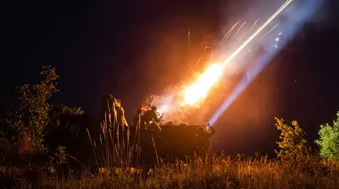 В Киеве работает ПВО по российским дронам