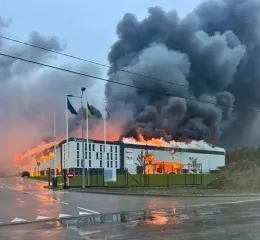 У Львові горить індустріальний парк