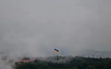 Russian attack on Lviv: part of the city without power, fires raging. Residents asked to close windows (updated). PHOTOS