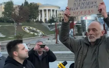 Kasianov took part in protest against Yermak’s disbanding of combat unit: We have been waiting for president for more than two hours, but he never came. They destroyed us.. PHOTO