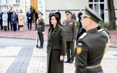 Lithuanian Prime Minister Ruginienė made her first visit to Kyiv. PHOTO