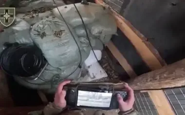 Soldier repels occupiers’ attack, remotely controlling machine gun from cover: "The response has been sent. Let’s fight, demon.". VIDEO