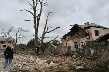 Батько вбитої під Львовом 15-річної доньки приїхав на руїни і розповів про її останні слова