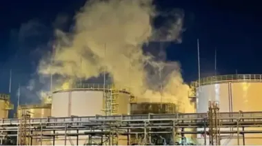 One of Russia's largest oil refineries halts main processing unit after drone attack – Reuters