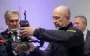 Shmyhal and Dutch PM Schoof visit Ukrainian kamikaze drone production facility. PHOTO