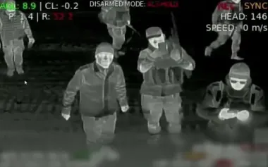 Russians filmed drone on their phones before it blew up their SAMS. VIDEO