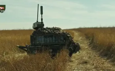 Defense Forces showcase battlefield robots: "They lay mines, save lives, and deliver supplies". VIDEO
