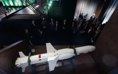 Shmyhal showcases Ukrainian missiles and drones to NATO representatives. PHOTOS