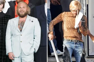 41-летний Джона Хилл появился на съемочной площадке похудевшим до неузнаваемости (фото)