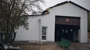 Оккупанты ударили по пожарной части ГСЧС на Черниговщине