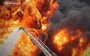 Large-scale fire in Pryluky after drone strike on oil depot. VIDEO+PHOTOS