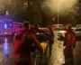 ‘Massive’ Russian attack on Ukraine capital triggers blackouts and sets high-rise alight
