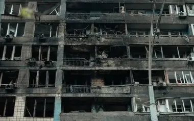 Consequences of Russian Federation’s strike on Kyiv: enemy attacked in several waves, 11 people were injured, and more than 5,800 houses were left without electricity. PHOTOS