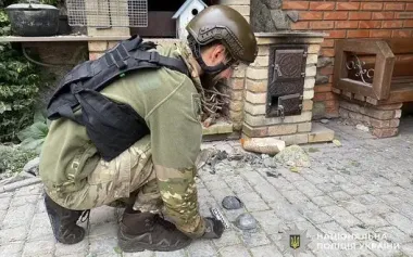 Aftermath of Russian strike on Poltava region: missile fragments possibly containing cluster munitions found in Kremenchuk. VIDEO+PHOTOS