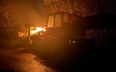 Russian forces attacked energy workers’ vehicles in Chernihiv region with drones: one dead and several injured. PHOTO