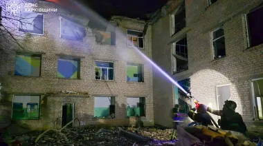 Russia injures four adults and child in Chuhuiv, Kharkiv Oblast