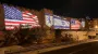 Флаги США и Израиля на стенах Иерусалима: город празднует перемирие в Газе накануне визита Трампа