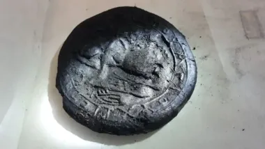 Изображенный Христос: археологи обнаружили 1300-летний хлеб для христианского обряда (фото)