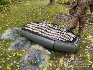 Майже 400 тисяч гривень збитків: на Житомирщині затримали браконьєра з кілометрами заборонених сіток