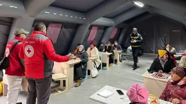Ukrainian Red Cross Society conducts mine safety training for residents of Sumy region