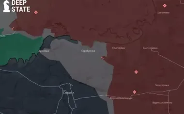 DeepState on expanding "grey zone" near Serebrianka: Characterized by constant enemy pressure without consolidation or control of area