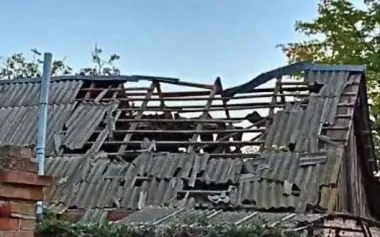 Enemy shelled Nikopol and Synelnykivskyi districts of Dnipropetrovsk region. PHOTO