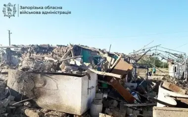 Day in Zaporizhzhia: 16 settlements were hit by enemy strikes, man was wounded, and there was damage. PHOTO