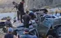 Bodies of Russian guards being removed from wrecked truck after car accident in Dagestan. VIDEO