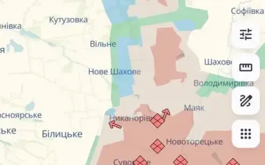 Defence forces push back enemy near Nove Shakhove and Kucheriv Yar in Donetsk region – DeepState. MAPS