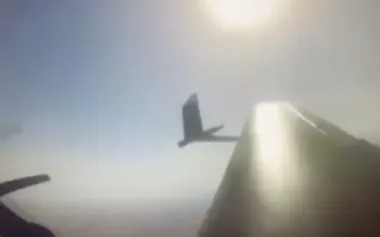 Yak-52 light aircraft shot down Russian "ZALA" reconnaissance drone with its wing. VIDEO