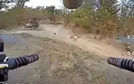 Воины СБУ показали видео уничтожения техники россиян