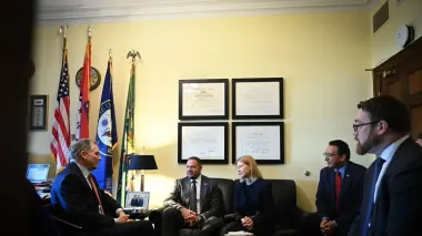 Ukrainian delegation, Chairman of US House Financial Services Committee discuss steps to force Russia to stop war – Yermak