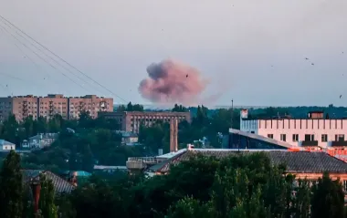 Дроны атаковали оккупированный Донецк: предположительно, поражен склад боеприпасов