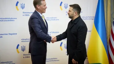 Zelenskyy meets with Raytheon to bolster Ukraine's air defense