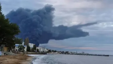 Strikes of AFU on Feodosia Refinery — satellite images of destroyed terminal appear