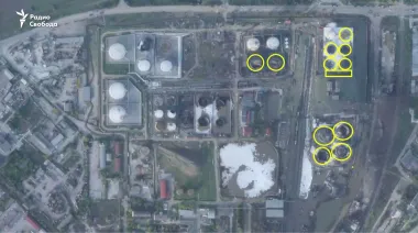 Eleven fuel tanks destroyed in Ukrainian attacks on Feodosiia oil refinery – satellite images