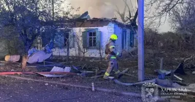 РФ сбросила авиабомбу на город в Харьковской области