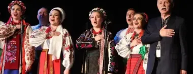 Під час виступу Хора Верьовки донька Матвієнко забула слова Рибчинського, а його назвали Євгеном