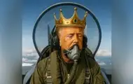 Новое видео Трампа: "король" атакует протестующих фекалиями с самолета